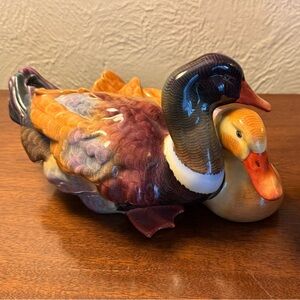 Herend from Hungary, Beautiful large pair mallard ducks, Pristine condition.